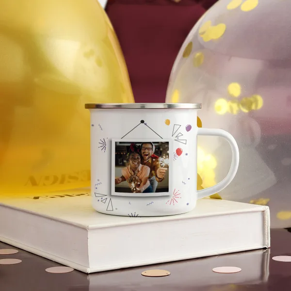 New Year New Enamel Mug