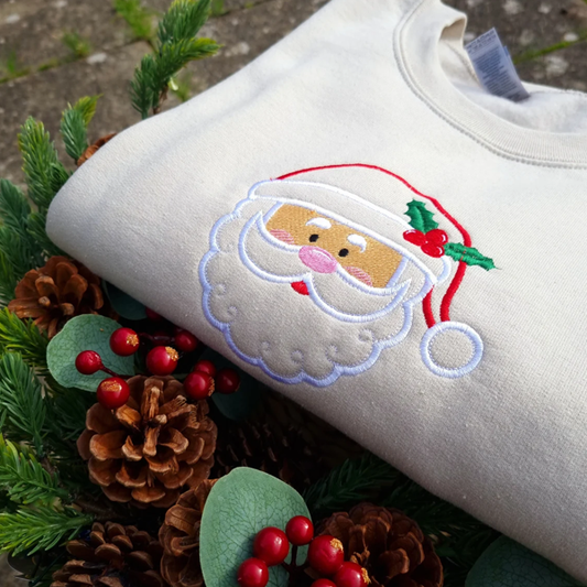 Embroidered Santa Clause Christmas