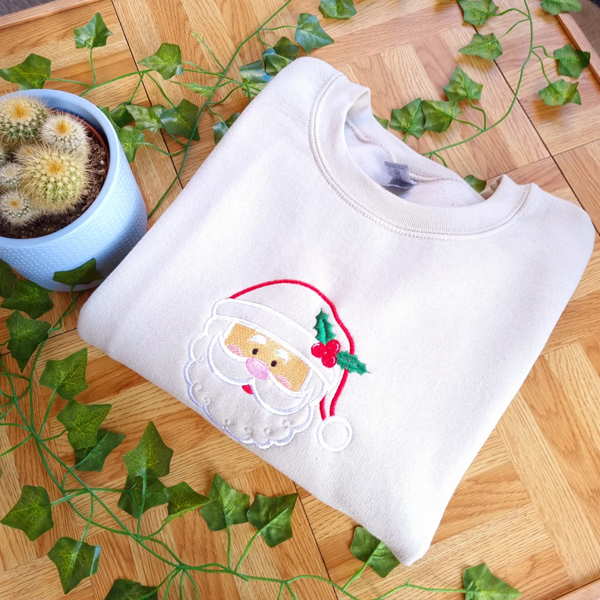 Embroidered Santa Clause Christmas