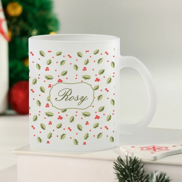 Set of 2 Personalized Christmassy Mugs