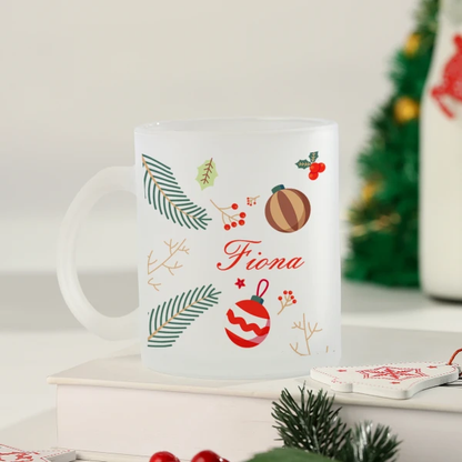 Set of 2 Personalized Christmassy Mugs
