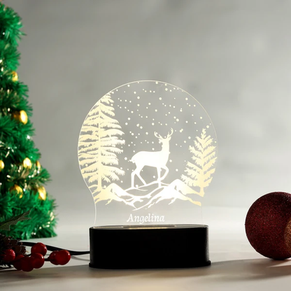 LED Personalized Christmas Lamp
