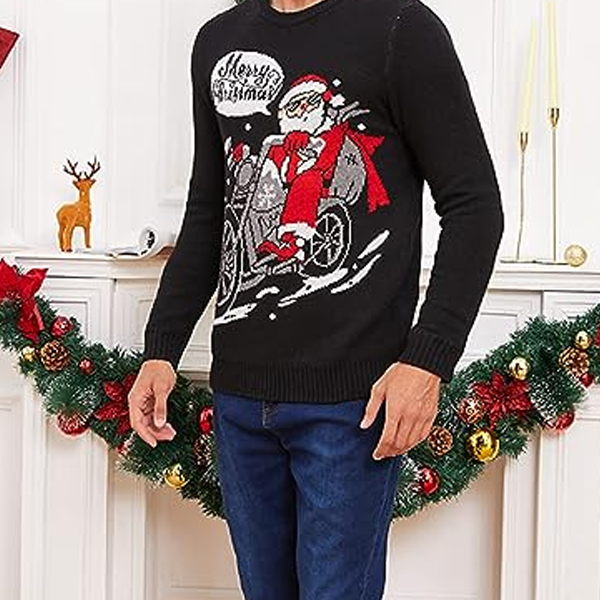 VENTELAN Men's Ugly Christmas Sweater