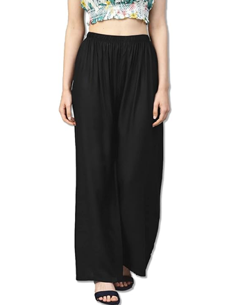 Rayon Solid Color Ethnic Wear Palazzo
