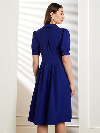 Fit & Flare Wrap Dress