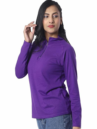 Tshirt Full Sleeve Zipper