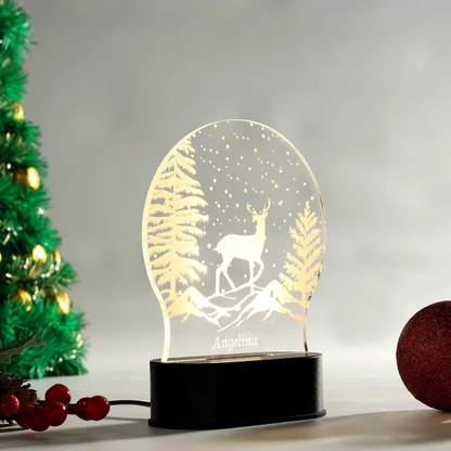 LED Personalized Christmas Lamp
