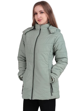 Brazo Long Hooded Puffer Jacket
