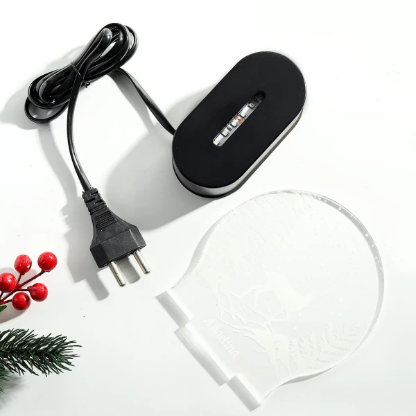LED Personalized Christmas Lamp