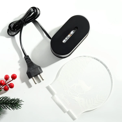 LED Personalized Christmas Lamp