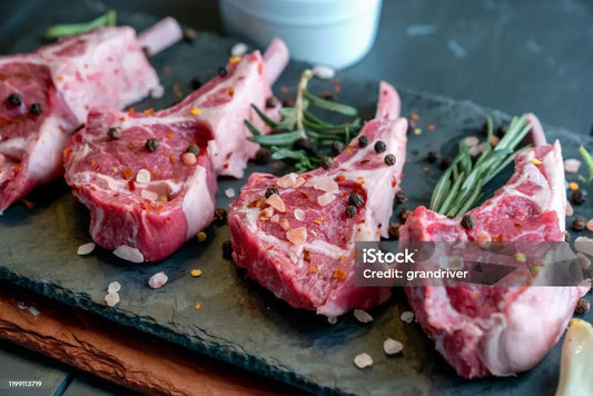 Raw Lamb Chops