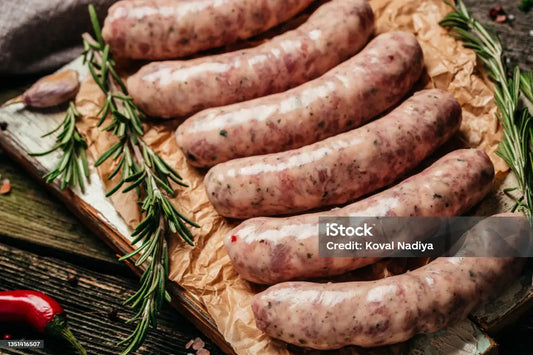 Raw sausages